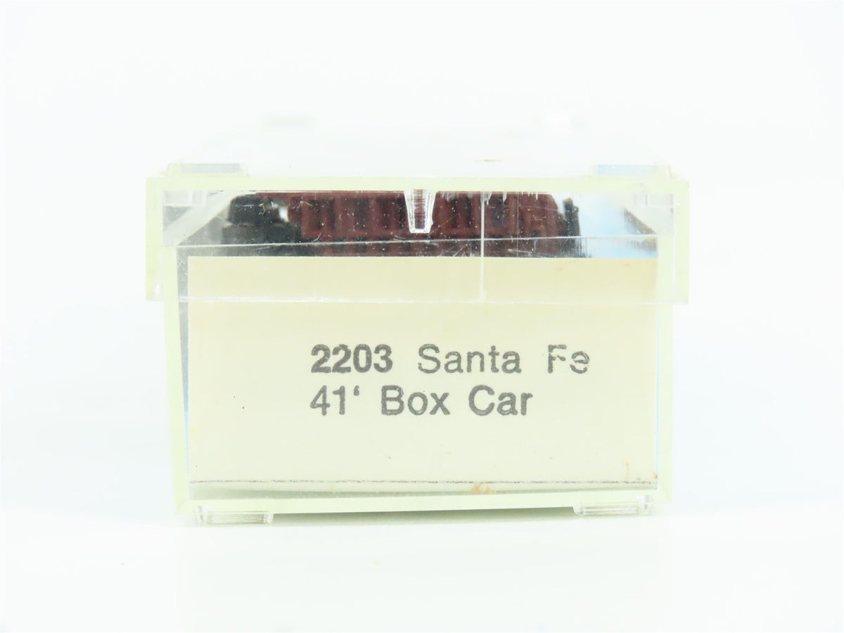 N Scale Atlas 2203 ATSF Santa Fe Railroad 41&#39; Single Door Box Car #15231