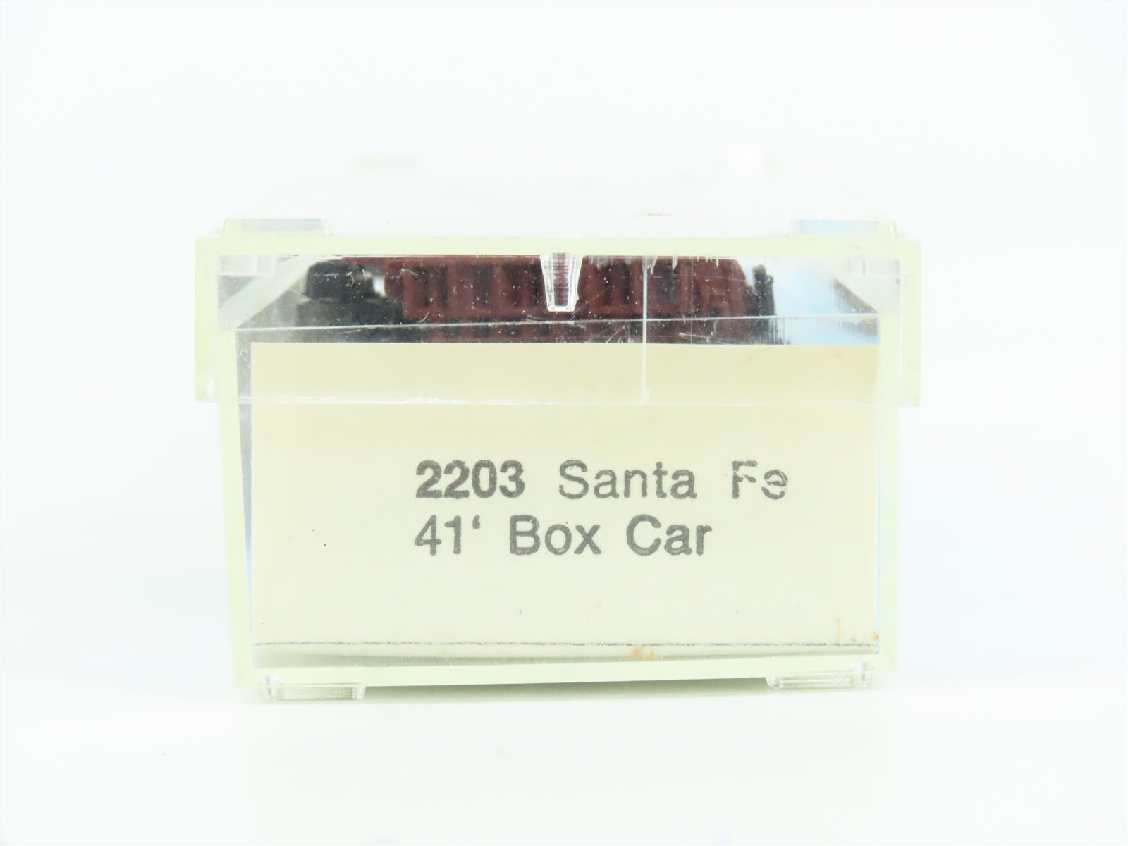 N Scale Atlas 2203 ATSF Santa Fe Railroad 41' Single Door Box Car #15231