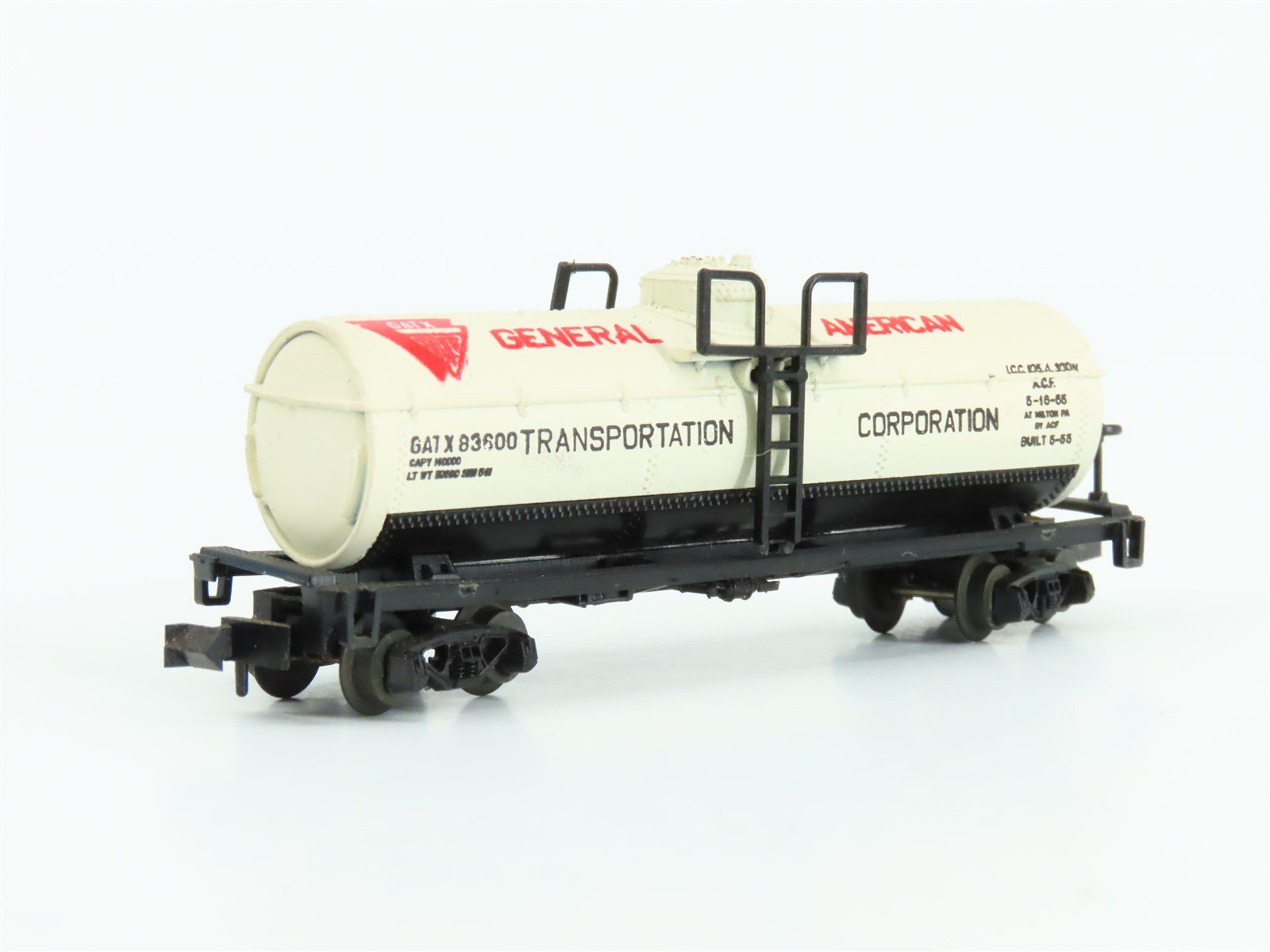 N Scale Atlas 2264 GATX General American Single Dome Chemical Tank Car #83600