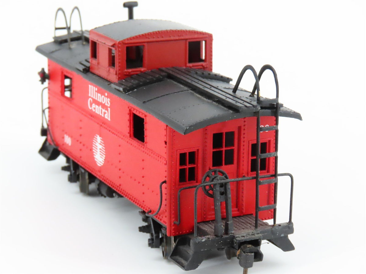 HO Scale IC Illinois Central Center Cupola Caboose #100 - Custom