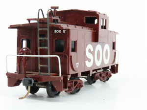 HO Scale Athearn SOO Line Railroad Extended Vision Caboose #17 - Custom