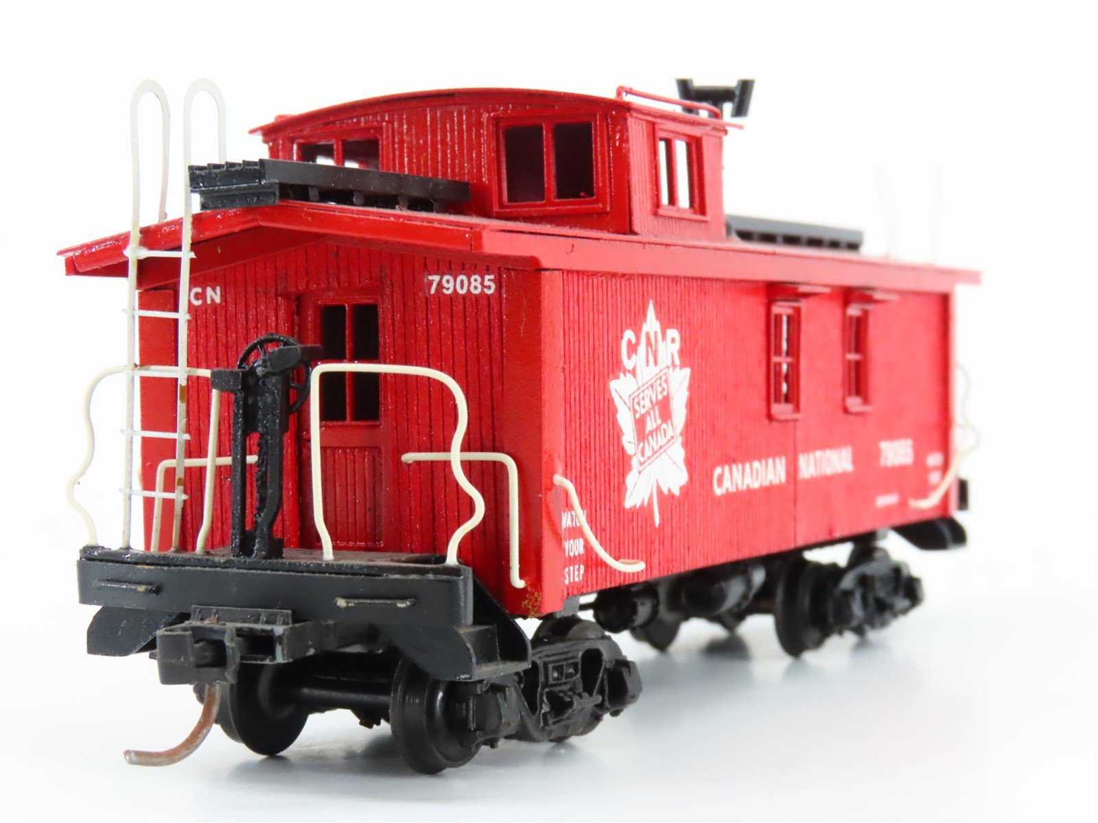 HO Wood/Metal CN Canadian National Offset Cupola Caboose 79085 -Custom