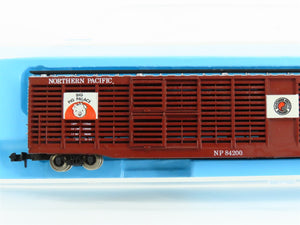 N Scale Atlas 3121 NP Northern Pacific Pig Palace Hi-Cube 85' Stock Car #84200