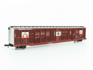 N Scale Atlas 3121 NP Northern Pacific Pig Palace Hi-Cube 85' Stock Car #84200