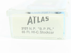 N Scale Atlas 3121 NP Northern Pacific Pig Palace Hi-Cube 85' Stock Car #84200