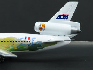 1:400 Scale Dragon Wings 55328 Die-Cast AOM McDonnell Douglas DC-10-30 Aircraft