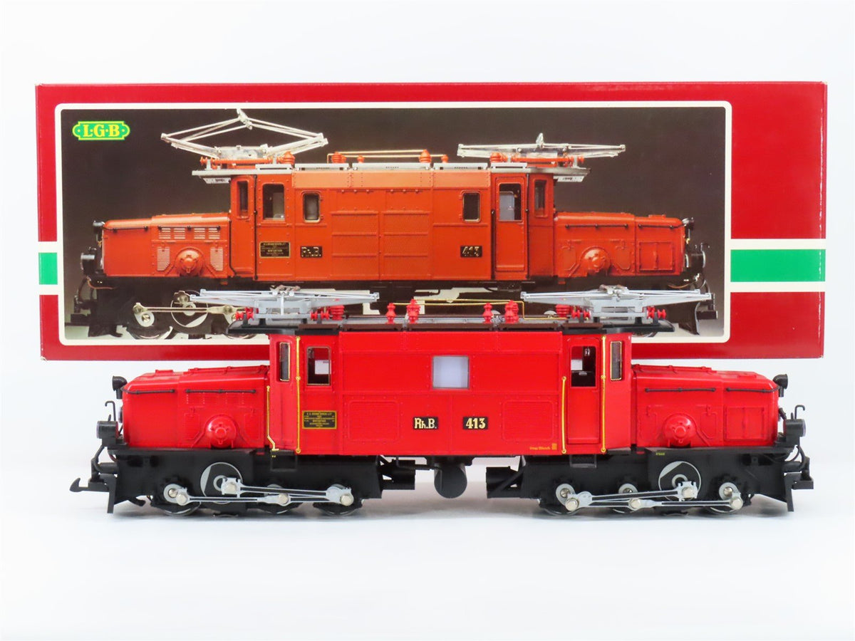 G Scale LGB 2040 RhB Rhaetian Crocodile Ge 6/6 Electric Loco #412