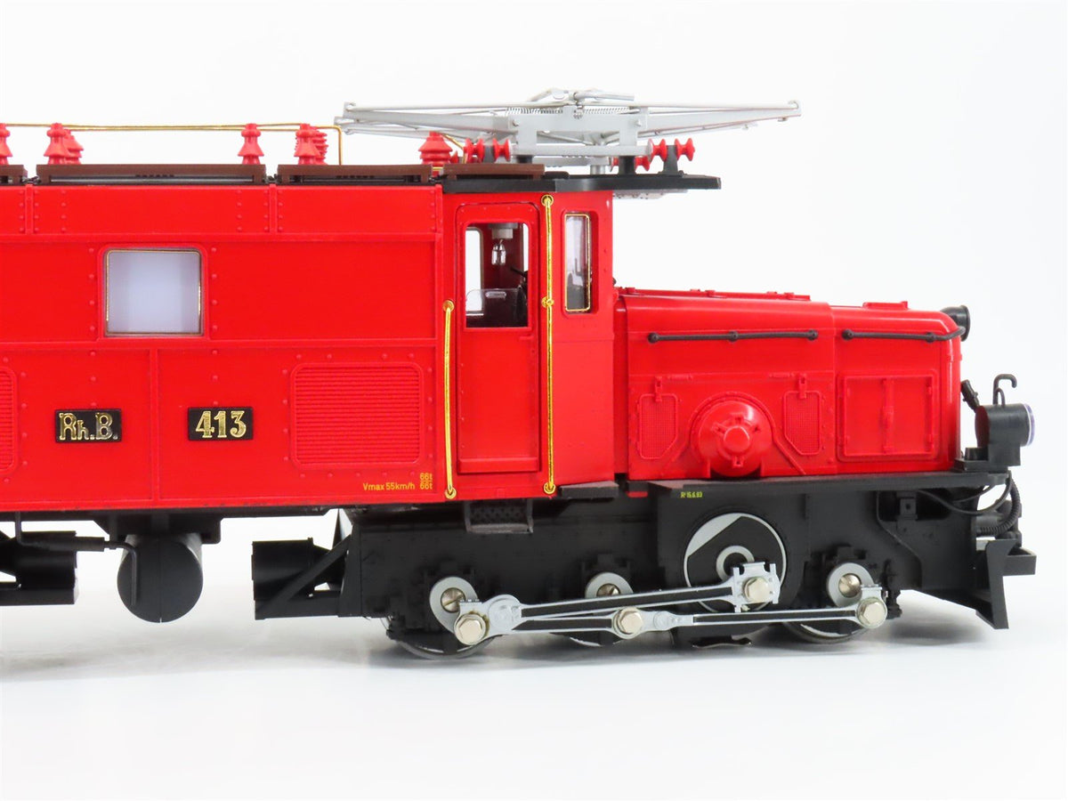 G Scale LGB 2040 RhB Rhaetian Crocodile Ge 6/6 Electric Loco #412