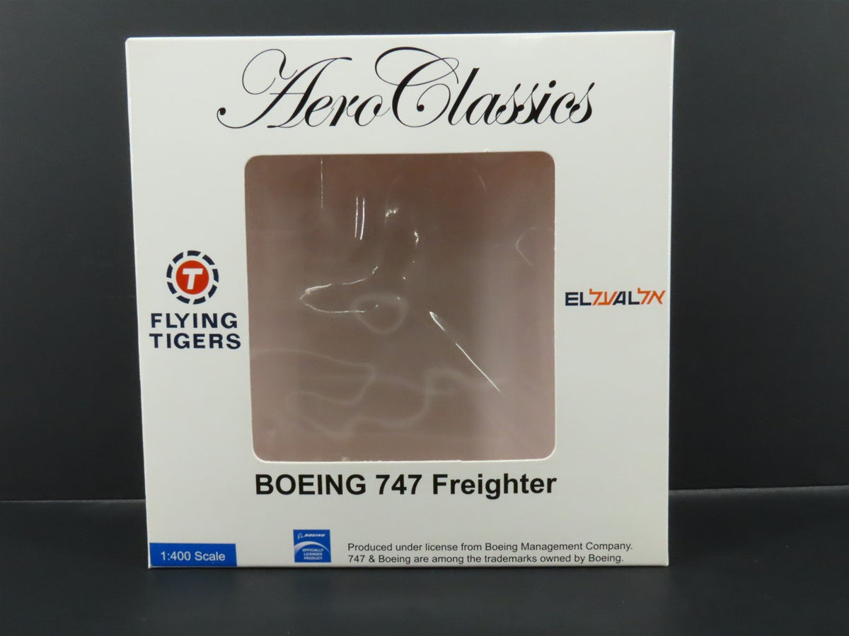 1:400 Aero Classics El Al Flying Tigers B-747-132(F) Freighter Aircraft N803FT