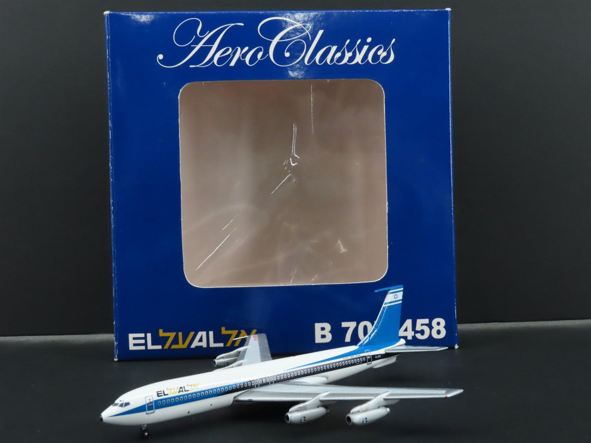 1:400 Scale Aero Classics Die-Cast El Al Boeing B-707-458 Aircraft 4X-ATB