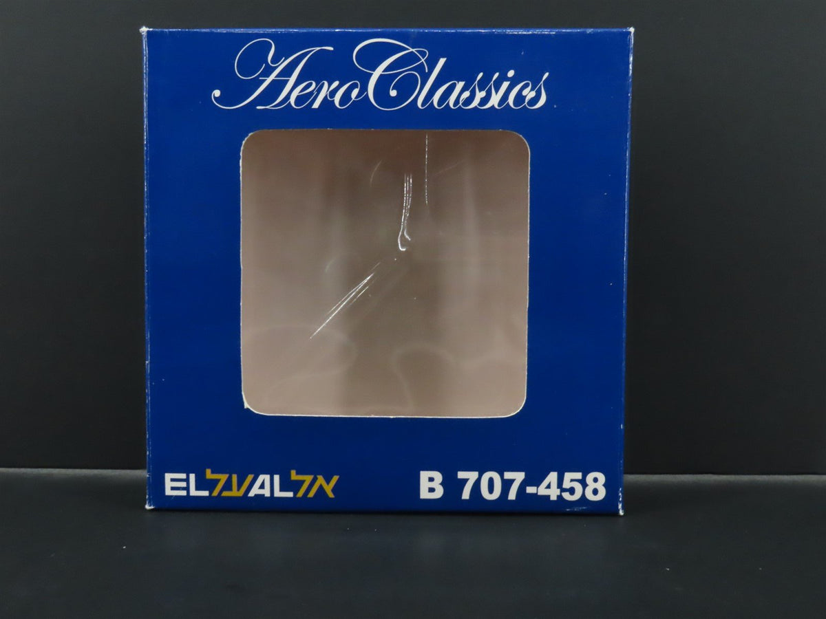 1:400 Scale Aero Classics Die-Cast El Al Boeing B-707-458 Aircraft 4X-ATA