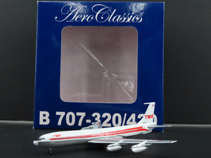 1:400 Aero Classics Die-Cast TWA Trans World Boeing B-707-300 Aircraft N761TW