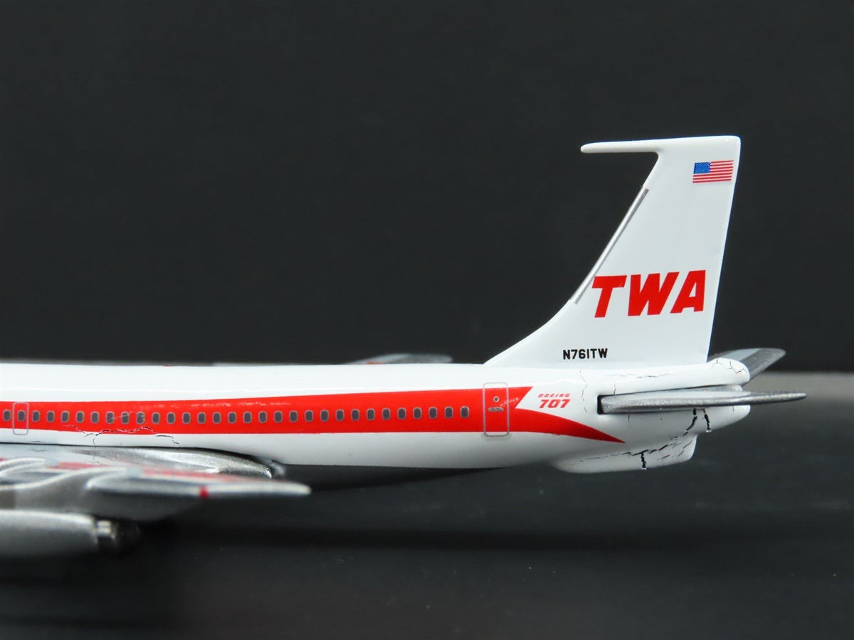 1:400 Aero Classics Die-Cast TWA Trans World Boeing B-707-300 Aircraft N761TW