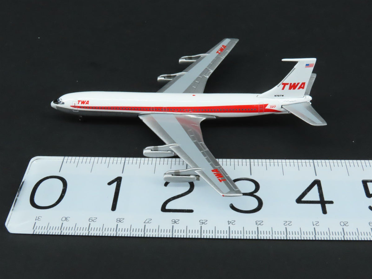 1:400 Aero Classics Die-Cast TWA Trans World Boeing B-707-300 Aircraft N761TW