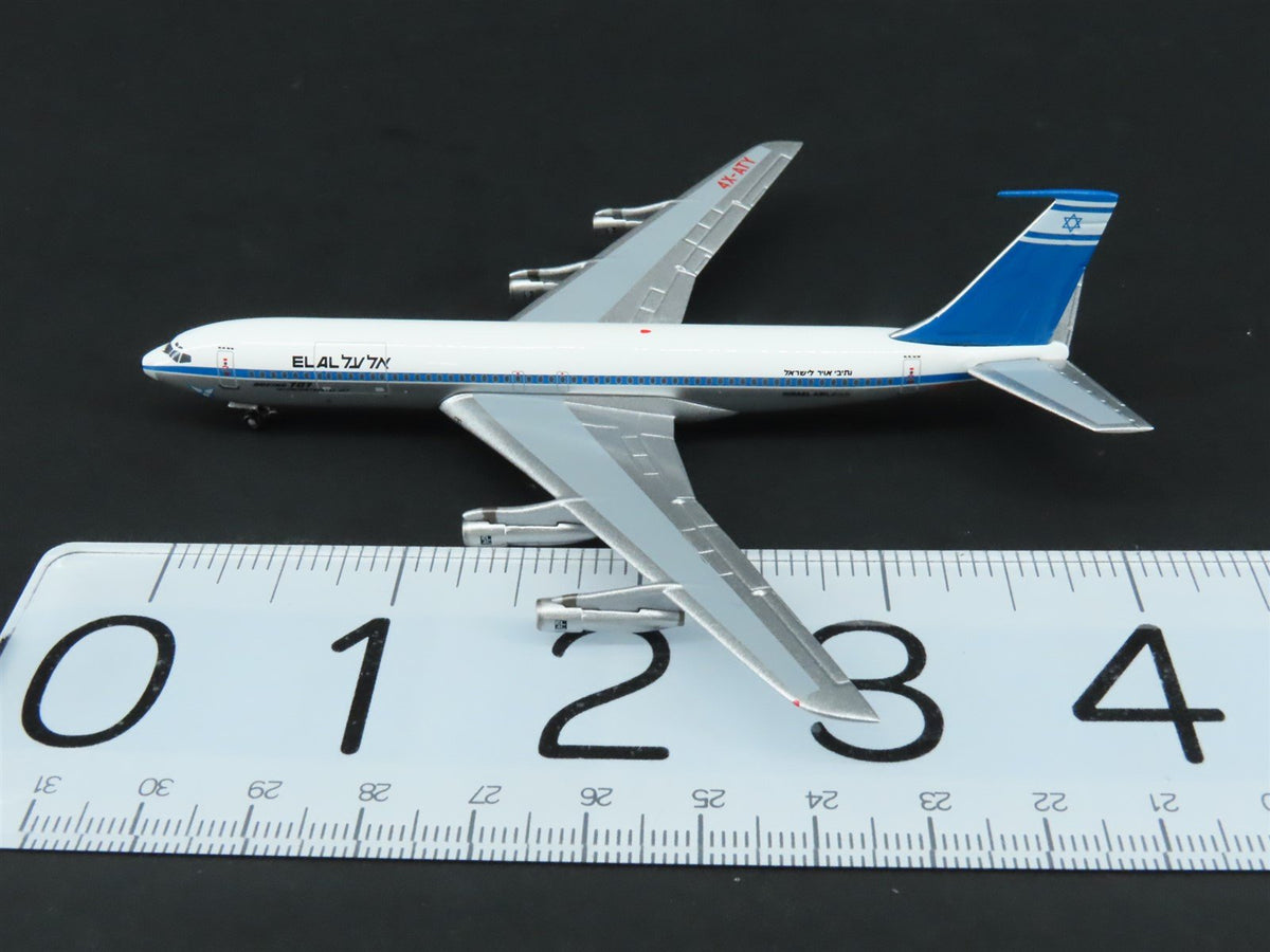 1:400 Scale Aero Classics Die-Cast El Al Boeing B-707-358C Aircraft 4X-ATY
