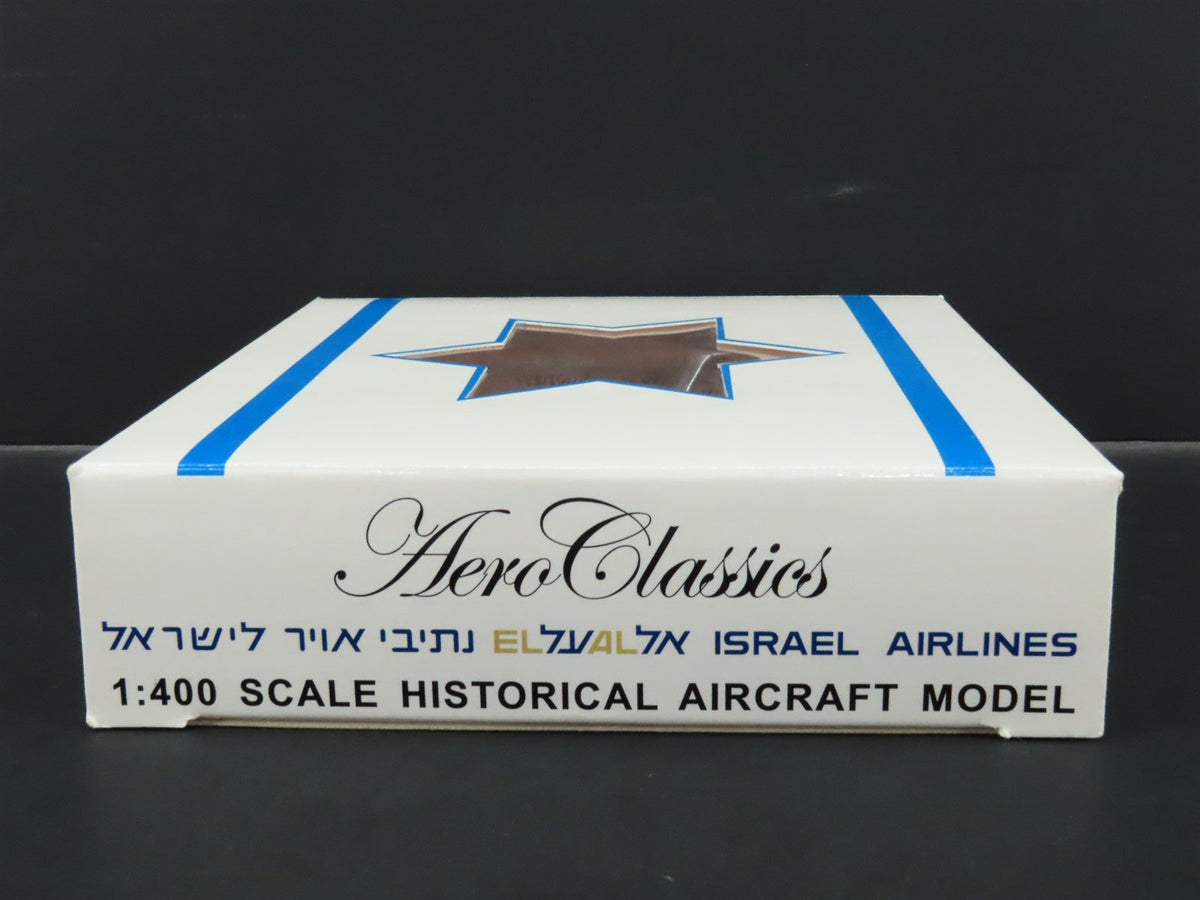 1:400 Scale Aero Classics Die-Cast El Al Boeing B-707-358C Aircraft 4X-ATY