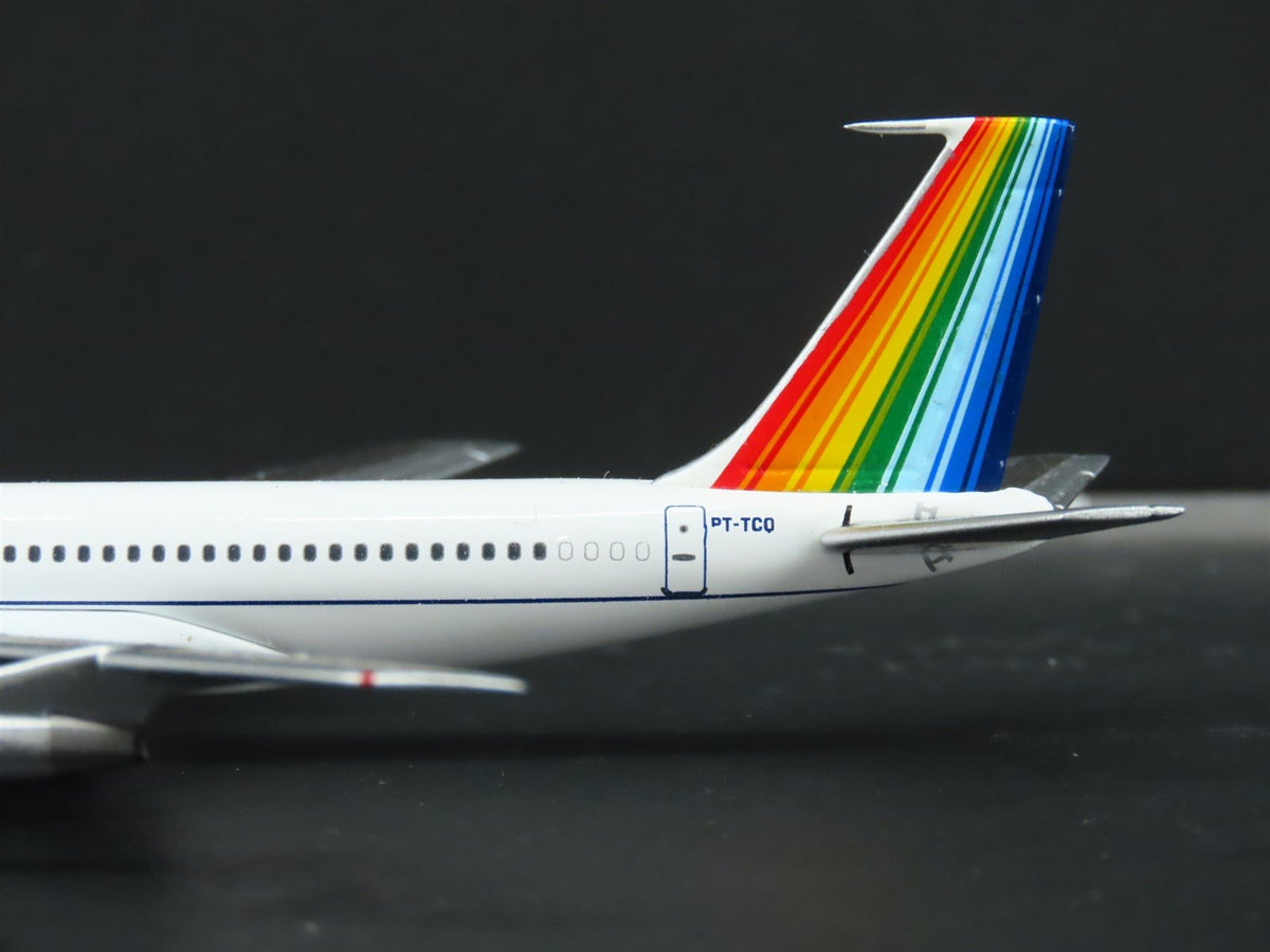 1:400 Aero Latin Classics Trans Brasil B-707-336B Aircraft PT-TCQ &quot;Rainbow Tail&quot;