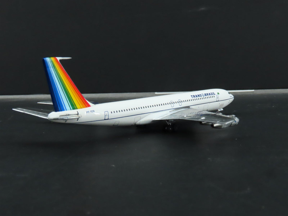 1:400 Aero Latin Classics Trans Brasil B-707-336B Aircraft PT-TCQ &quot;Rainbow Tail&quot;