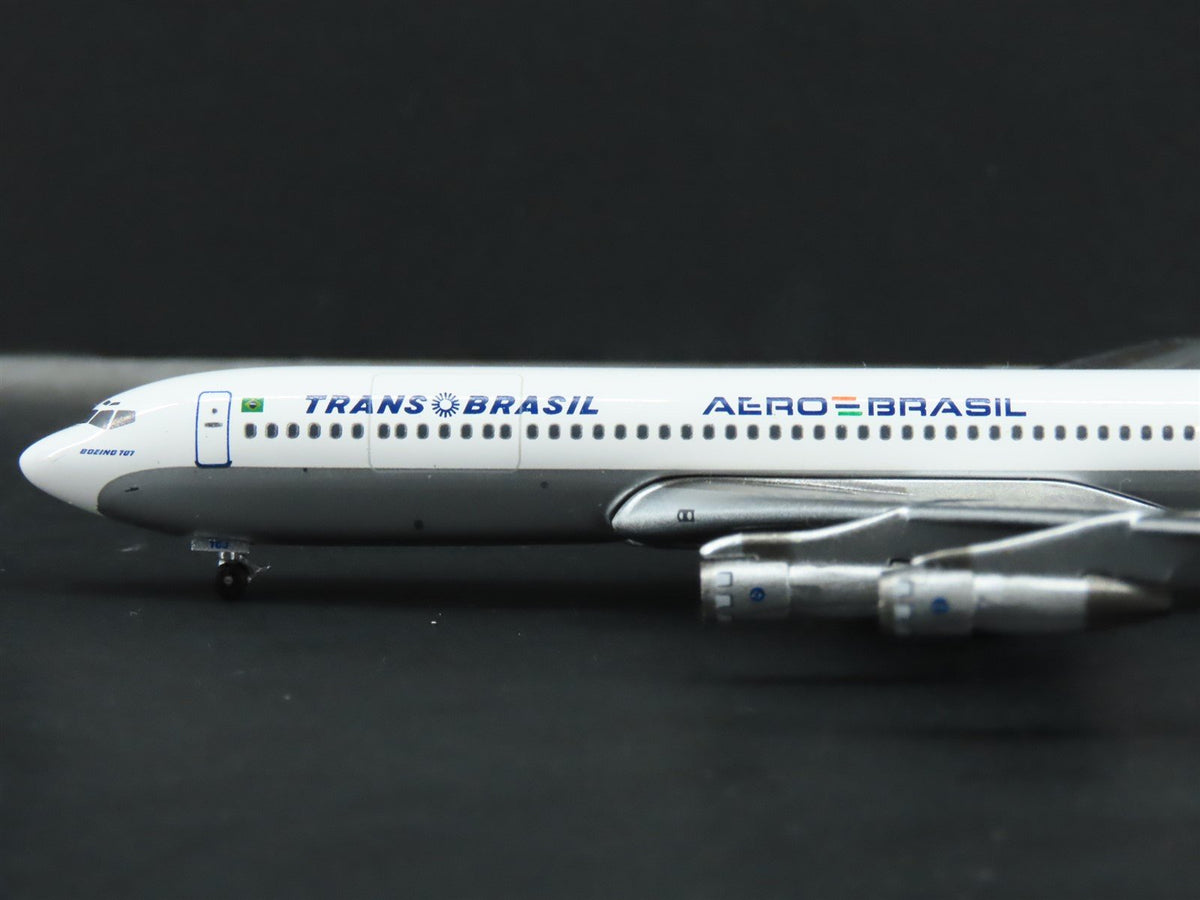 1:400 Aero Latin Classics TransBrasil B-707-327C Aircraft PT-TCJ &quot;Rainbow Tail&quot;