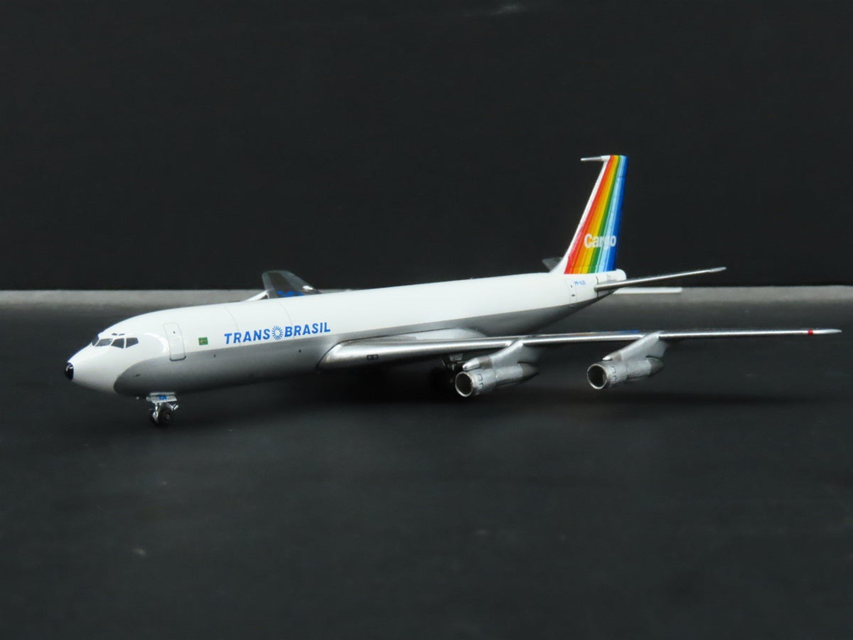 1:400 Aero Latin Classics TransBrasil B-707-341C Aircraft PP-VJS &quot;Rainbow Tail&quot;