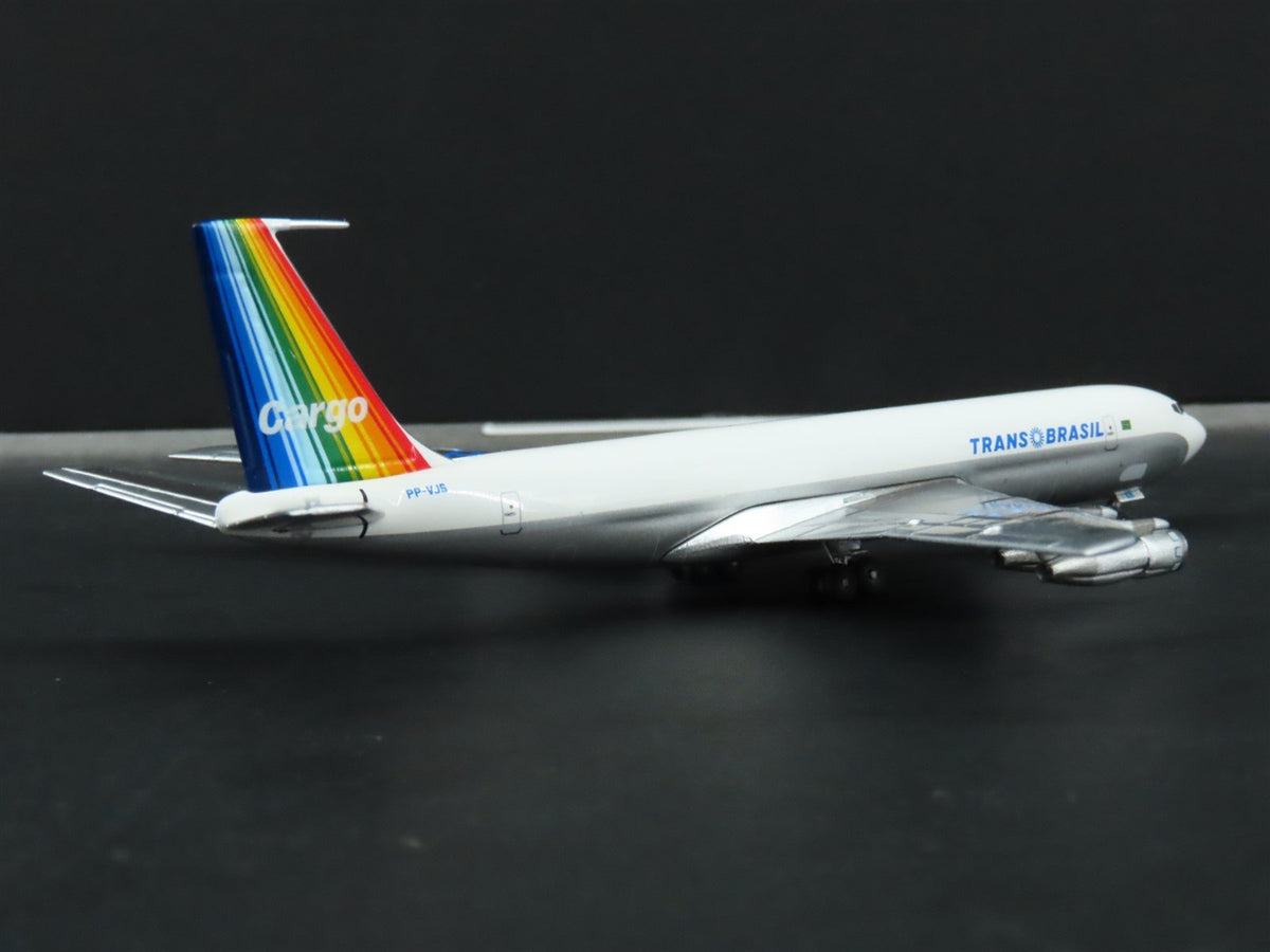 1:400 Aero Latin Classics TransBrasil B-707-341C Aircraft PP-VJS &quot;Rainbow Tail&quot;