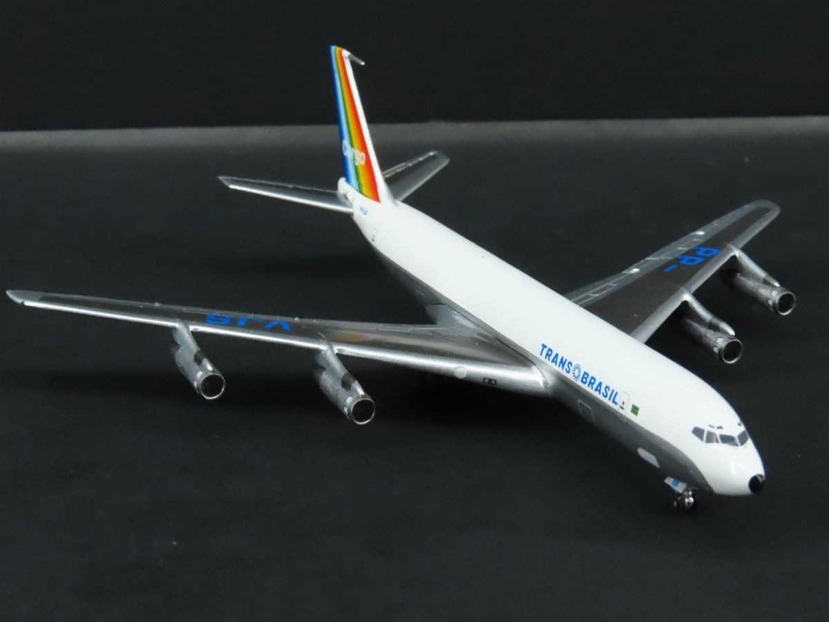 1:400 Aero Latin Classics TransBrasil B-707-341C Aircraft PP-VJS &quot;Rainbow Tail&quot;