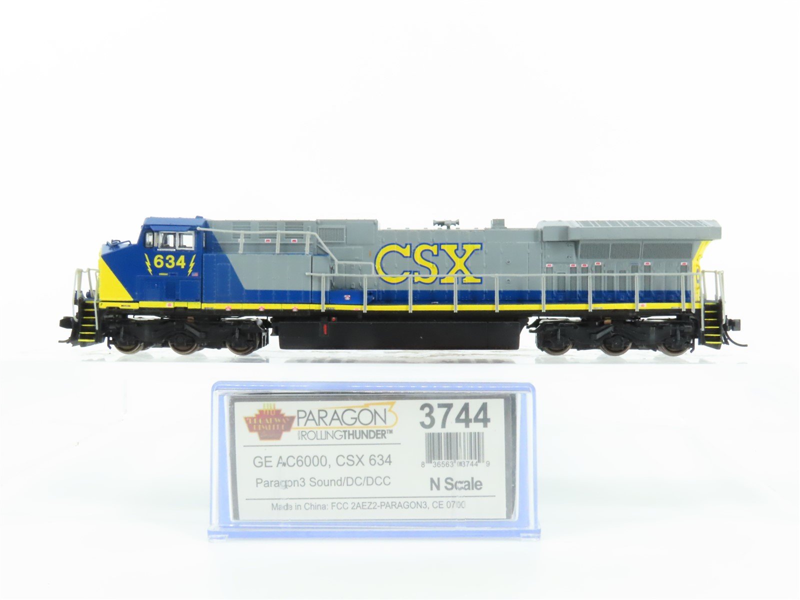 N Broadway Limited BLI 3744 CSX AC6000CW YN2 Diesel #634 w/Paragon 3 DCC & Sound