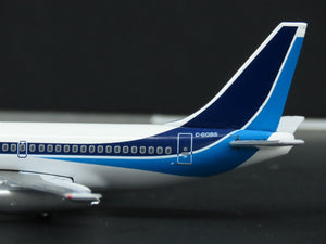 1:400 Scale Aero Classics Die-Cast Quebecair Boeing B-737-200 Aircraft C-GQBS