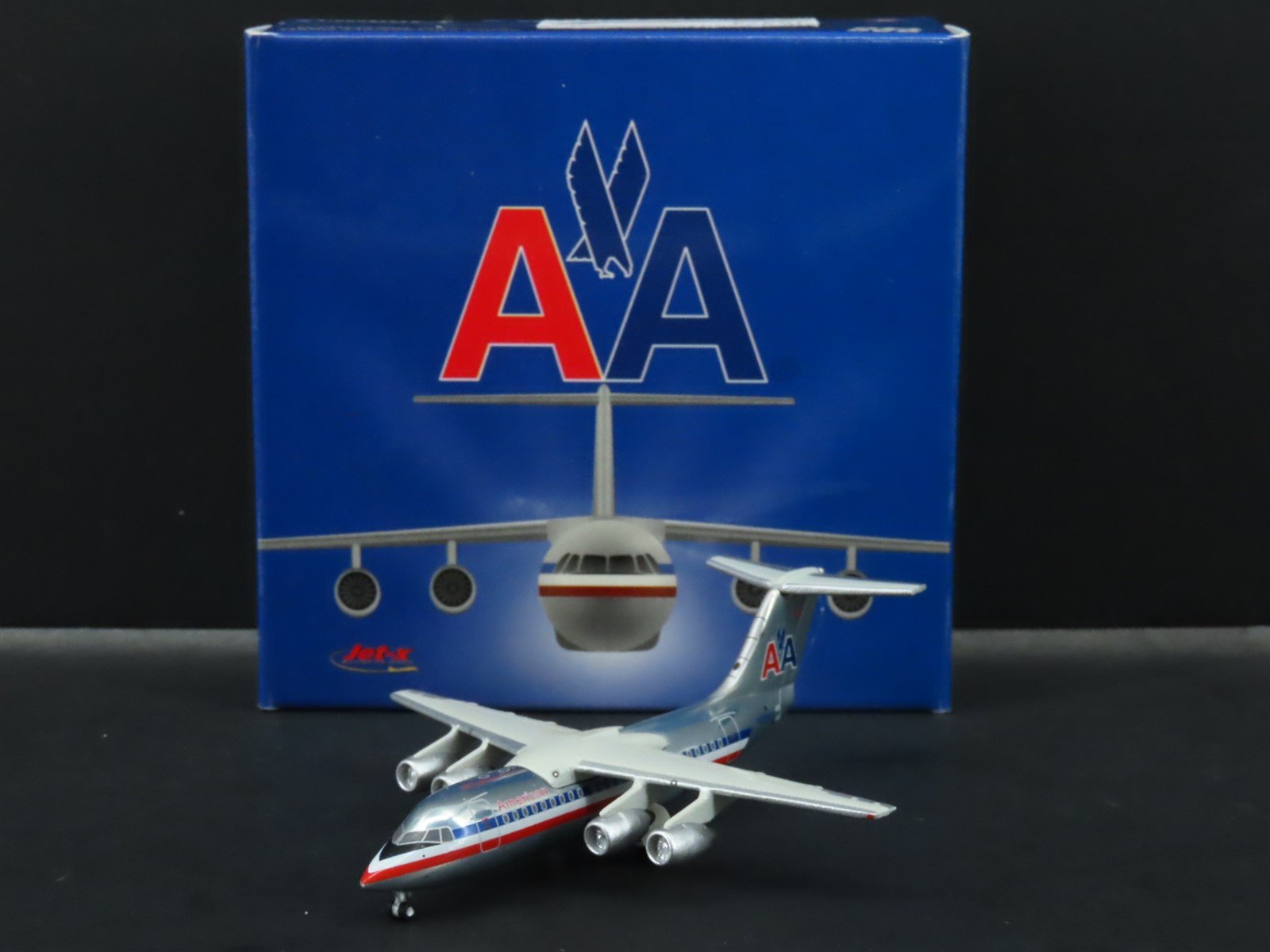 1:400 Jet-X JX374 Die-Cast American Airlines British Aerospace BAe-146 Aircraft