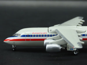 1:400 Jet-X Die-Cast American Airlines British Aerospace BAe-146 Aircraft N699AA