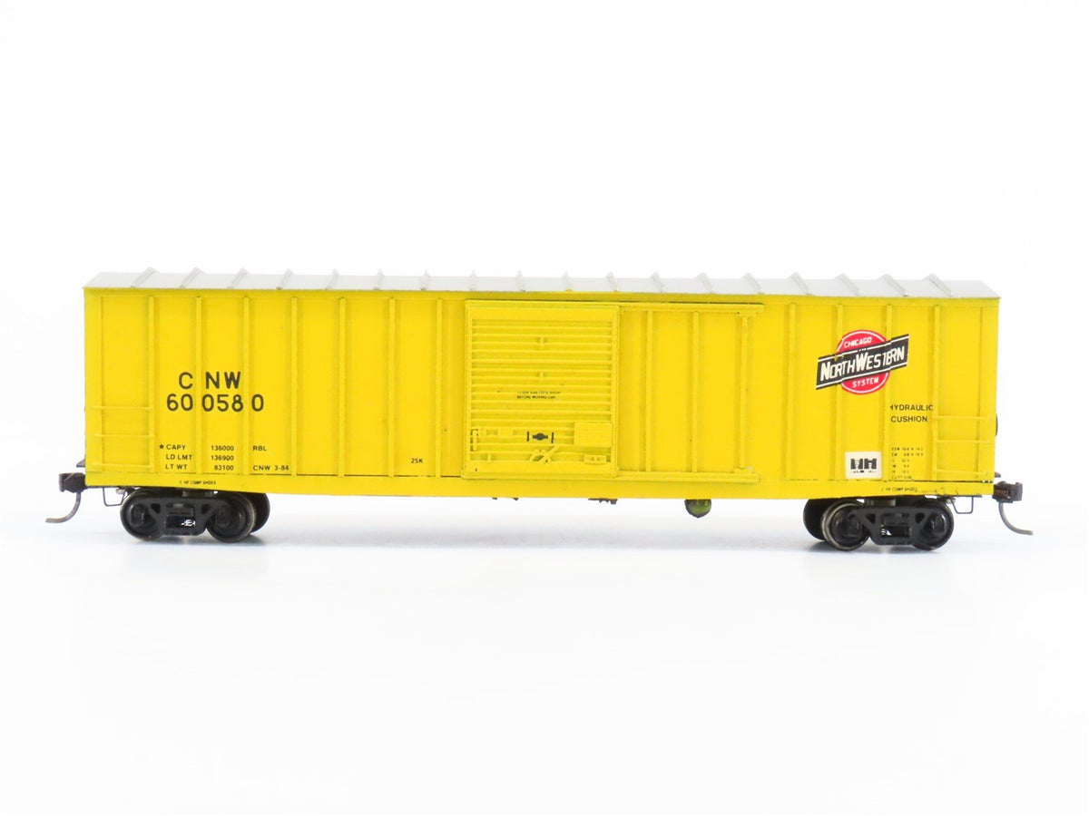 HO Scale BRASS HYBRID CNW Chicago &amp; North Western 50&#39; Box Car #600580 Custom