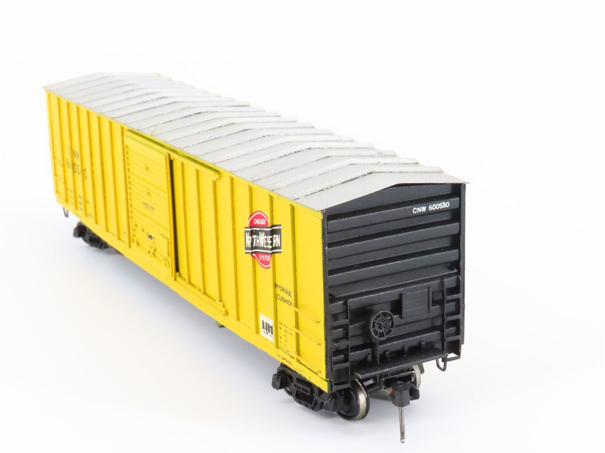 HO Scale BRASS HYBRID CNW Chicago &amp; North Western 50&#39; Box Car #600580 Custom