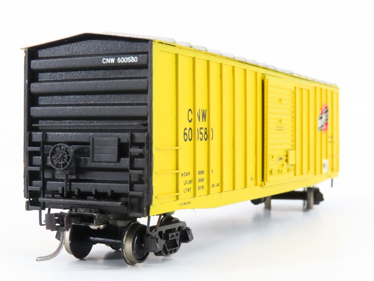 HO Scale BRASS HYBRID CNW Chicago &amp; North Western 50&#39; Box Car #600580 Custom