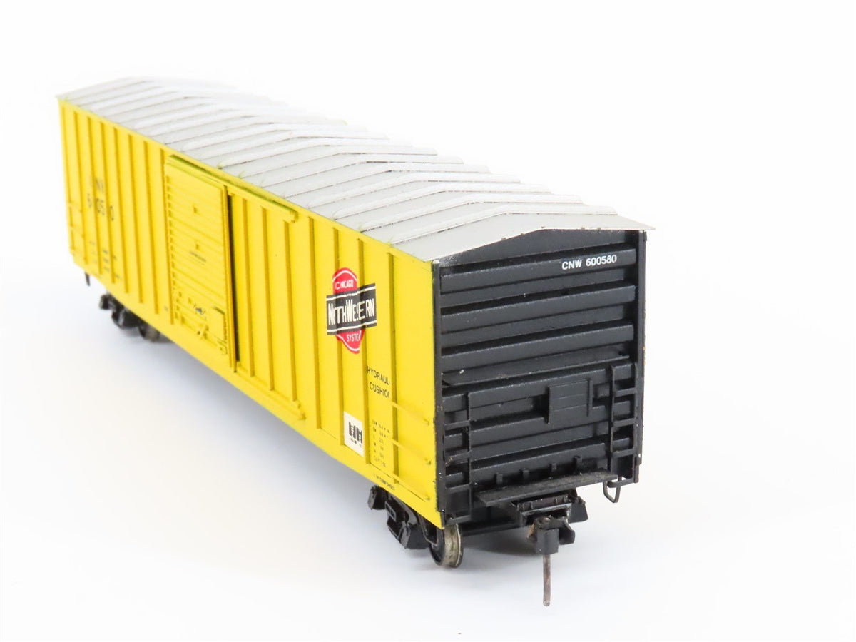 HO Scale BRASS HYBRID CNW Chicago &amp; North Western 50&#39; Box Car #600580 Custom