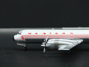1:400 Aero Classics Die-Cast Western Lockheed L-188 Electra Aircraft N9745C