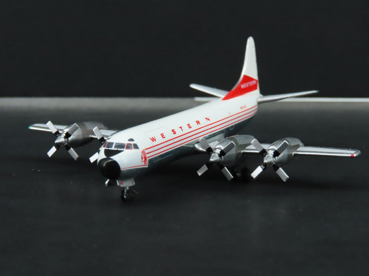1:400 Aero Classics Die-Cast Western Lockheed L-188 Electra Aircraft N9745C
