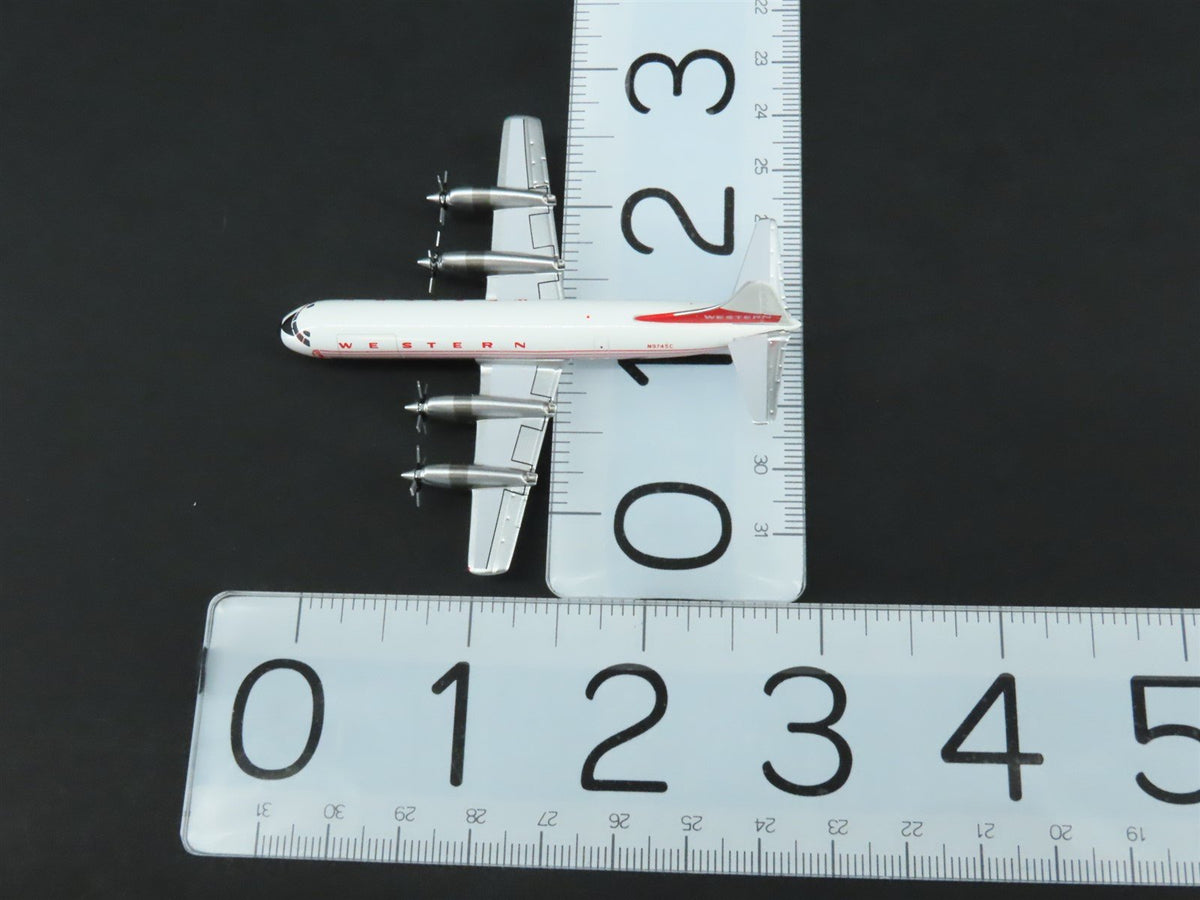 1:400 Aero Classics Die-Cast Western Lockheed L-188 Electra Aircraft N9745C