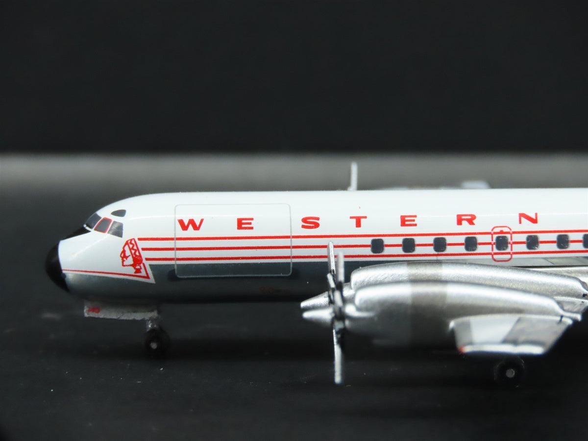 1:400 Aero Classics Die-Cast Western Lockheed L-188 Electra Aircraft N7140C
