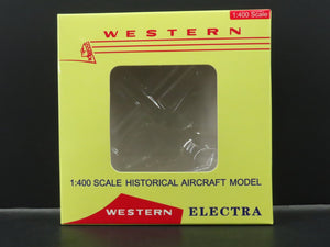 1:400 Aero Classics Die-Cast Western Lockheed L-188 Electra Aircraft N7140C