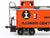 HO Scale ICG Illinois Central Gulf Offset Cupola Caboose #9900 - Custom