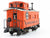 HO Scale ICG Illinois Central Gulf Offset Cupola Caboose #9900 - Custom