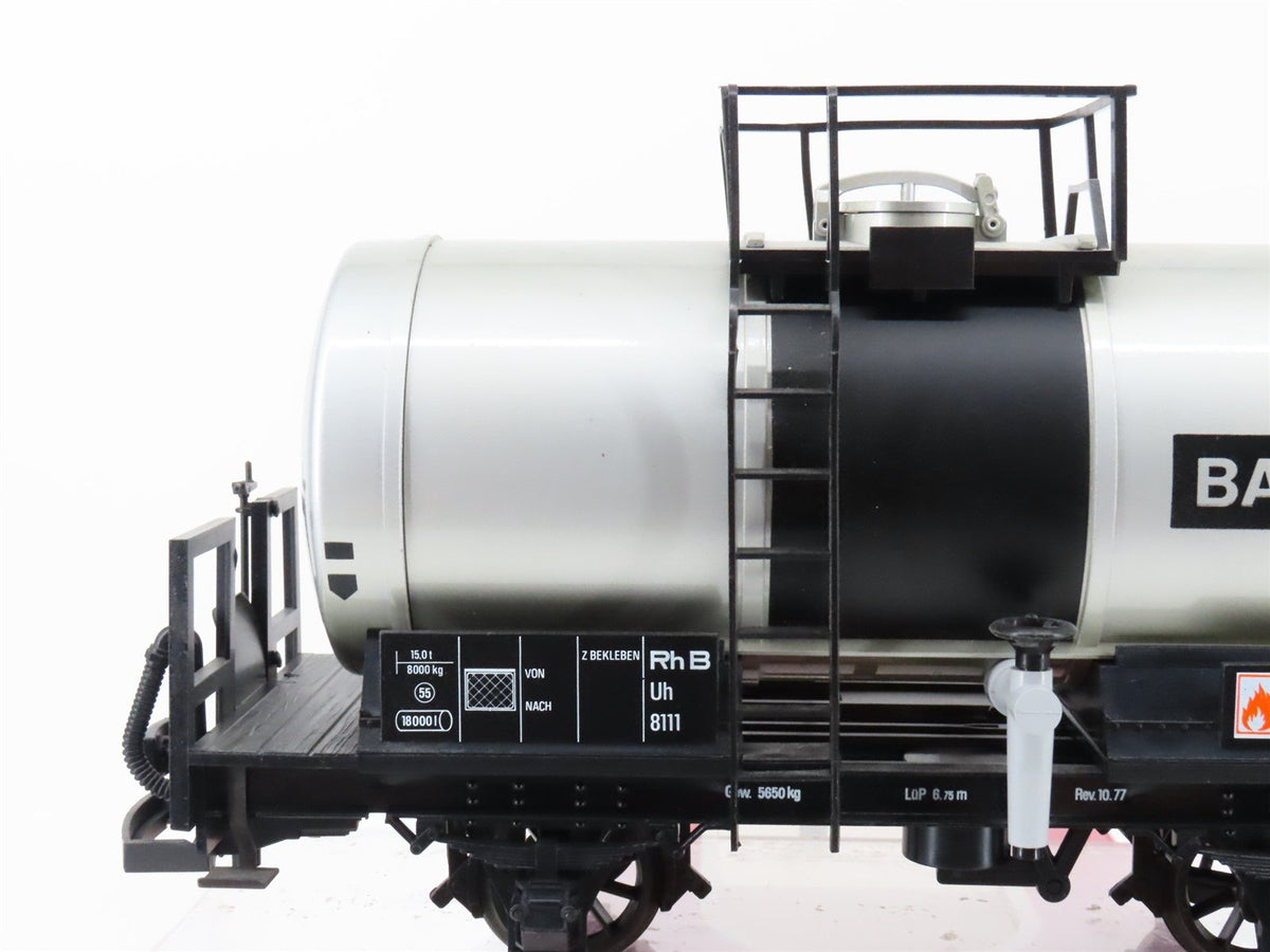 G Scale LGB 4040C BASF Single Dome Short Tank Car