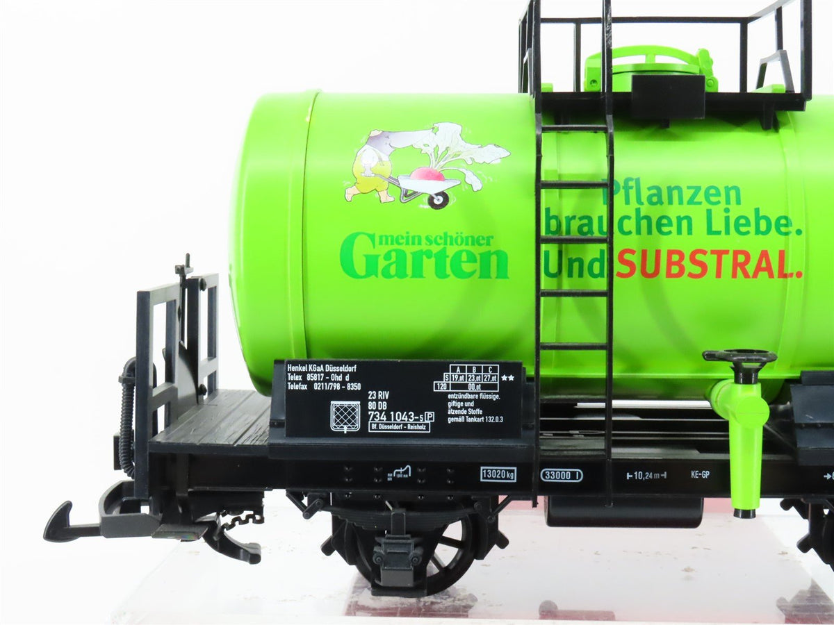 G Scale LGB 44408 Mein Schoner Garten Substral Single Dome Short Tank Car