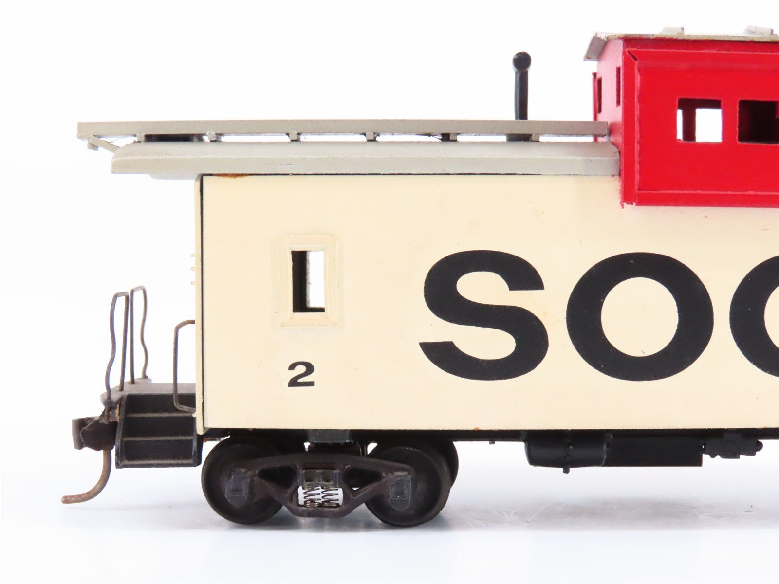 HO Scale Metal/Wood SOO Line Extended Vision Caboose #2 - Custom