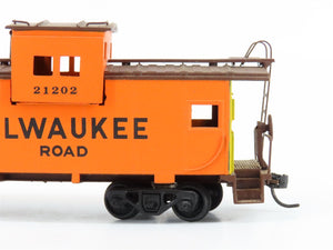 HO Scale Athearn MILW Milwaukee Road Extended Vision Caboose #21202 - Custom