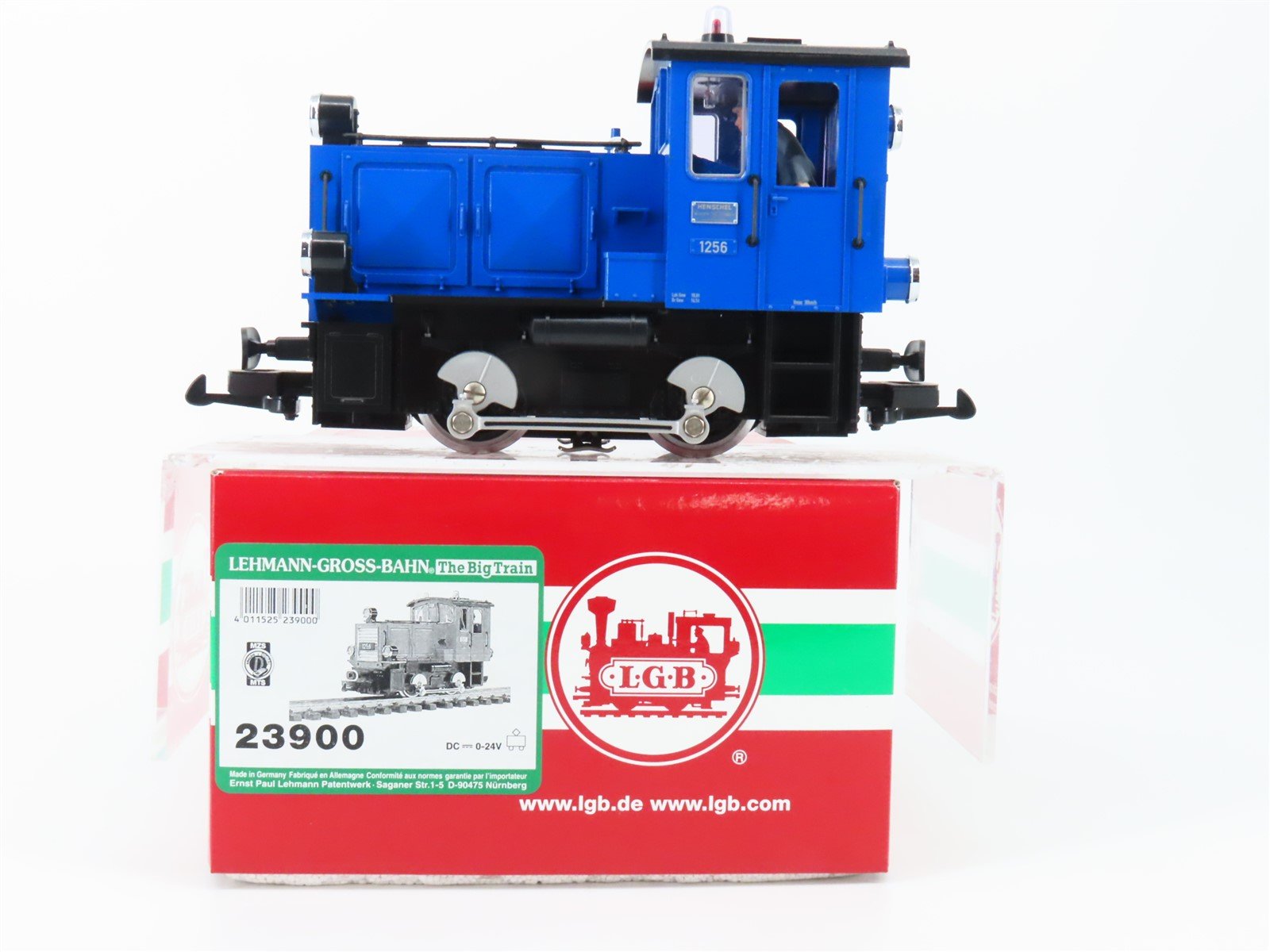 G Scale LGB 23900 Henschel MTS-DUO Diesel Locomoitve #1256