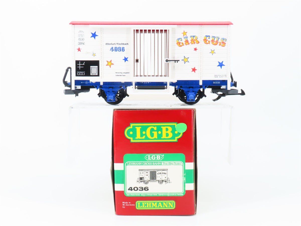 G Scale LGB 4036 Circus Lion Cage Box Car
