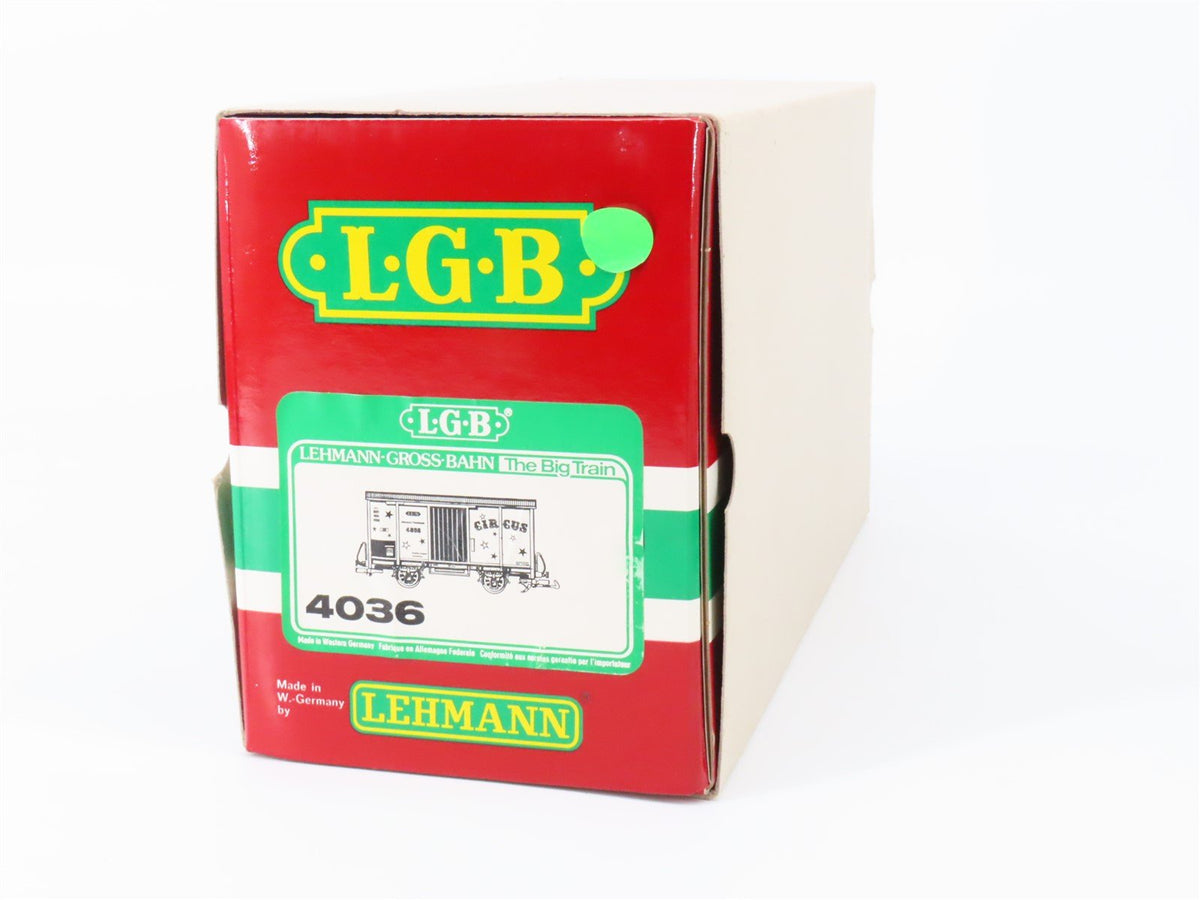G Scale LGB 4036 Circus Lion Cage Box Car