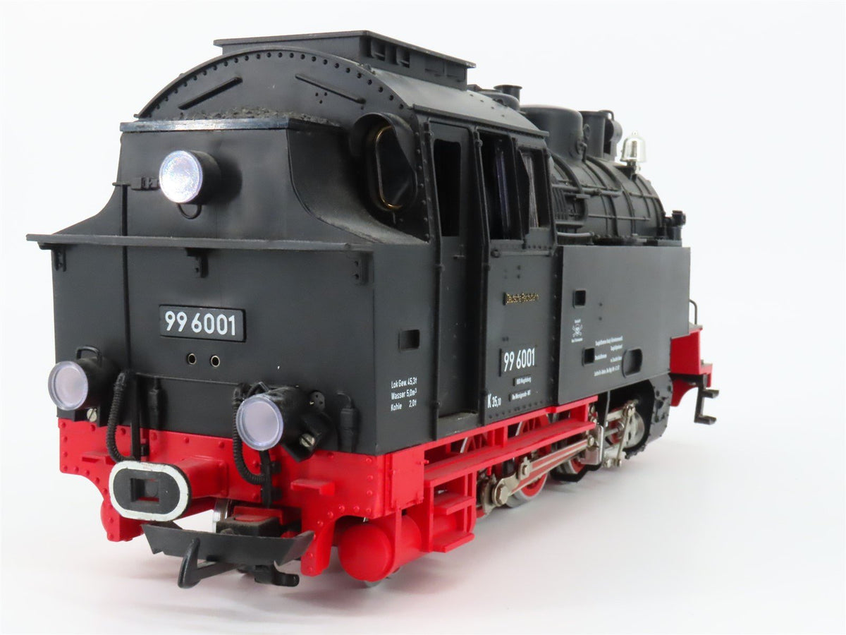 G Scale LGB 2080D DB Deutsche Reichsbahn 2-6-2 Steam Locomotive #99 6001