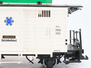 G Scale LGB 4131 Lowenbrau Beer Box Car w/ Custom Sound Installed